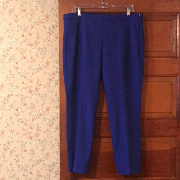 J. Crew Wool Martie Pants Royal Blue - Picture 2 of 8
